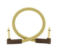 Fender Deluxe Series 1 foot Instrument Cable, Tweed (NEW)