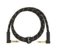 Fender Deluxe Series 3 foot Instrument Cable, Black Tweed (NEW)
