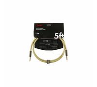 Fender 990820094 Deluxe Series Instrument Cable - 5 ft - STR/STR - Tweed,1.5m