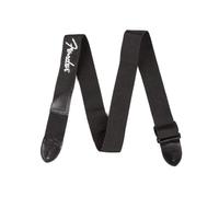 Fender Embroidered Logo Guitar Strap, Pick Pocket, 2" Polyester, Black