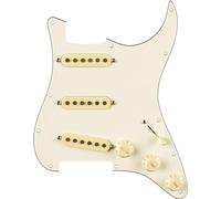Fender Eric Johnson Pre-Wired Strat Pickguard SSS 3-Ply Parchment - Single Coil Pickup for Guitar