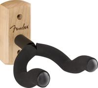 Fender Essentials Guitar Wall Hanger, Maple Wood, Locking | Maple wood wall mount, locking mechanism, secure guitar storage, display hanger, Fender accessories, fits most guitars