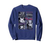 Fender Est. 1946 Electric Guitar Panels Sweatshirt, Adult Unisex, Navy Blue, XX-Large