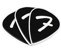 Fender® F-Grip 351 Picks - Black (3-Pack)