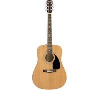 Fender FA-115 Dreadnought Acoustic Guitar Pack, Walnut Fingerboard, includes Guitar Gig bag, Strap, Picks, Strings, Online Lessons, Natural