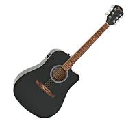 Fender FA-125CE Dreadnought Electro Acoustic WN Black
