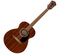 Fender FA-135 Concert Acoustic Guitar, All-Mahogany Body, Walnut Fingerboard, Nato Neck, Modern 3+3 Headstock, Viking Bridge, Natural