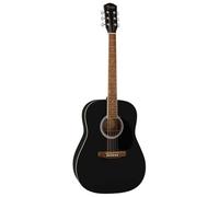 Fender FA-25 Dreadnought Acoustic Guitar, Walnut Fingerboard, Black
