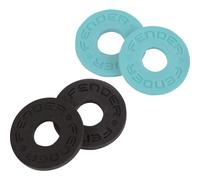 Fender Fender Strap Blocks 990819010 Belt Lock System Pack of 4 Black/Daphne Blue