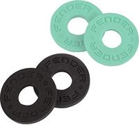 Fender Strap Blocks 4 Pack 2 Black/2 Seafoam Green