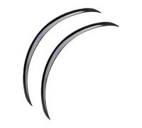Fender Flares Arches 2X 73cm Universal Car Fender Flares Extra Wheel Arches Cover Protector Trim Lips Mudguards(2pcs)