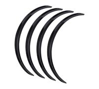 Fender Flares Arches For BMW 1 3 4 5 7 Series X1 X3 X4 X5 X6 Car Wheel Arches Eyebrow Mud Guard Fender Flares Flaps With Stickers 29'' 73cm(Glossy Black)