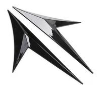 Fender Flares Arches For VW For Goft 4 5 6 7 Car Side Body Fender Door Decor Cover Blade Flank Wing Styling Front Spoilers Lip(Black)