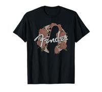 Fender Floral Circle Guitar Silhouette T-Shirt