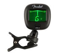 Fender FT-1 Pro Clip-On Tuner Gen 1, For Electric, Acoustic & Bass Guitars & Ukuleles, Black