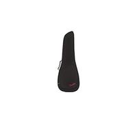 Fender FU610 Padded Tenor Ukulele Gig Bag, Black | Padded tenor ukulele bag, accessory pockets, carry straps, travel-ready, ukulele accessories, protective carry bag