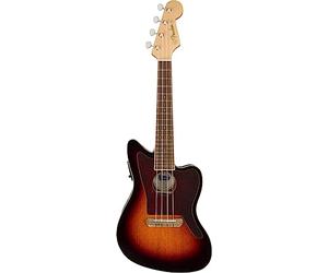Fender Fullerton Jazzmaster® Uke, Walnut Fingerboard, Tortoiseshell Pickguard, 3-Colour Sunburst