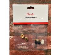 Fender Gold Strap Buttons, Pair, with Screws & Felts- Pure Vintage Series