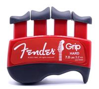 Fender GRIP Hand and Finger Exerciser - Best Ergonomic Finger Strengthener to improve play on all stringed instruments (Guitar, Bass, Violin, etc.) (Tensions: WHITE=5-Lbs; RED=7-Lbs; BLACK=9-Lbs)