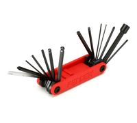 Fender Guitar,Bass Multi-Tool, 14-in-1 Maintenance Tool with Hex Wrenches, Screwdrivers, Truss Rod Socket, Durable Chrome Vanadium, Compact Design, R