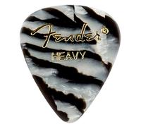 Fender Guitar Picks 351 Shape Premium Zebra Heavy Pack of 12