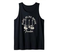 Fender Guitar Plug Play Rock Centered Tank Top
