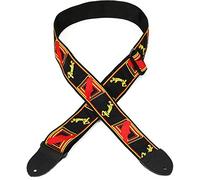 FENDER 2" Monogrammed Guitar Strap with Leather End Caps - choice of 6 Styles