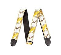 Fender Monogrammed Strap (White, Yellow, Brown)