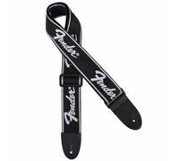 Fender Guitar Strap 'Running Logo' Black & White