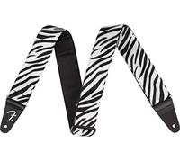 Fender 2" Guitar Strap Wild Zebra Print