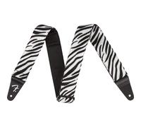 Fender Guitar Strap, Suitable for Electric, Acoustic & Bass Guitars, Wild Animal Print, Zebra