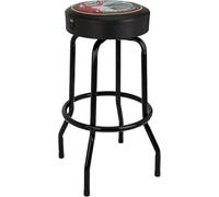 Fender Guitars and Amps Barstool with Pick Pouch, 30 Inch, Foam Padded, Black, Gift for Guitar Fans