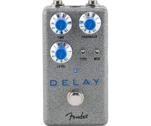 Fender Hammertone Delay Digital Effect Pedal with Tap Tempo | Digital delay pedal, tap tempo, multiple delay modes, true bypass, electric guitar, pedalboard-ready, studio & live use