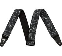 Fender® Hawaiian Guitar Strap Guitar Strap Width 5 cm Length 86-150 cm Black Floral