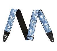 Fender® Hawaiian Guitar Strap Guitar Strap Width 5 cm Length 86-150 cm Blue Floral