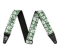 Fender® Hawaiian Guitar Strap Guitar Strap Width 5 cm Length 86-150 cm Green Floral