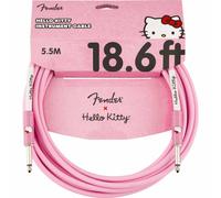 Fender Hello Kitty Instrument Cable, 18.6ft Guitar Cable, Pink