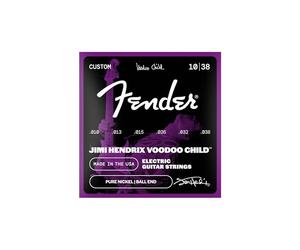 Fender Hendrix Voodoo Child Ball End Nickel Electric Guitar Strings 10-38 | Light gauge nickel strings, 10-38, Jimi Hendrix inspired tone, ball end, suits rock & blues, bright & responsive feel