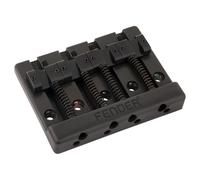 Fender HiMass 4-String Bass Bridge Assembly With Brass Saddles Black