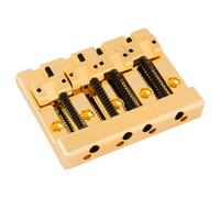 Fender HiMass 4-String Bass Bridge Assembly With Brass Saddles Gold