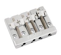 Fender® HiMass™ 4-String Bass Bridge Assembly With Zinc Saddles, Chrome