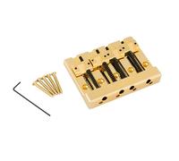 Fender HiMass 4-String Bass Bridge Assembly With Zinc Saddles, Gold