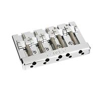Fender® HiMass™ 5-String Bass Narrow Bridge Assembly With Brass Saddles, Chrome