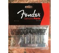 Fender HiMass Jazz & P-Bass Bass Bridge, 4-String with Zinc Saddles in Chrome