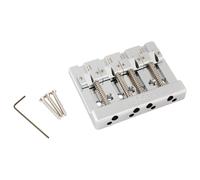 Fender HiMass String-Through 4-String Bass Bridge Assembly With Brass Saddles Chrome