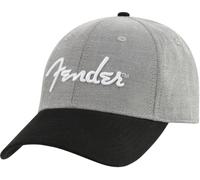 Fender Mens Hipster Dad Cap/Hat for Musicians, Grey/Black