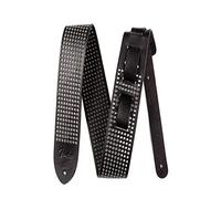 Fender HN148663 2.5-Inch Leather Small Rivets Strap - Black