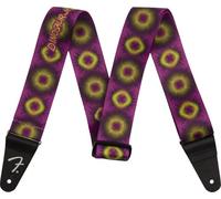 Fender J Mascis Guitar Strap, Stocking Stuffers, Guitar Accessories, Yellow Burst, 2in