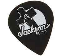 Fender Jackson 551 Leaning Cross Picks, Black, Thin .50mm