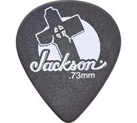 Fender Jackson 551 Leaning Cross Picks, Black, Thin/Med .60mm
